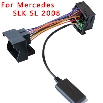 

5-12V Car Bluetooth Module Aux Cable Big Plug For Mercedes-Benz SLK SL 2008 Comand NTG 2.5 Car Accessories
