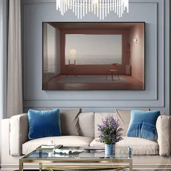 

Ideal House Painting with Warm Colors Interior Design Wall Art Canvas Painting Wall Pictures for Living Room Art Home Decoration