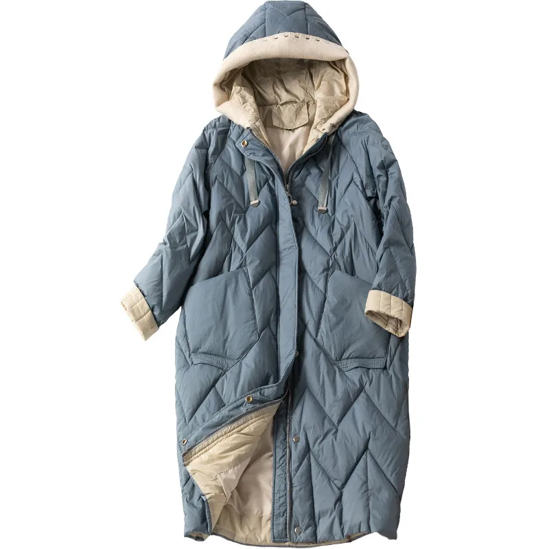 Sanishroly 2020 Women Knitted Patchwork Hooded