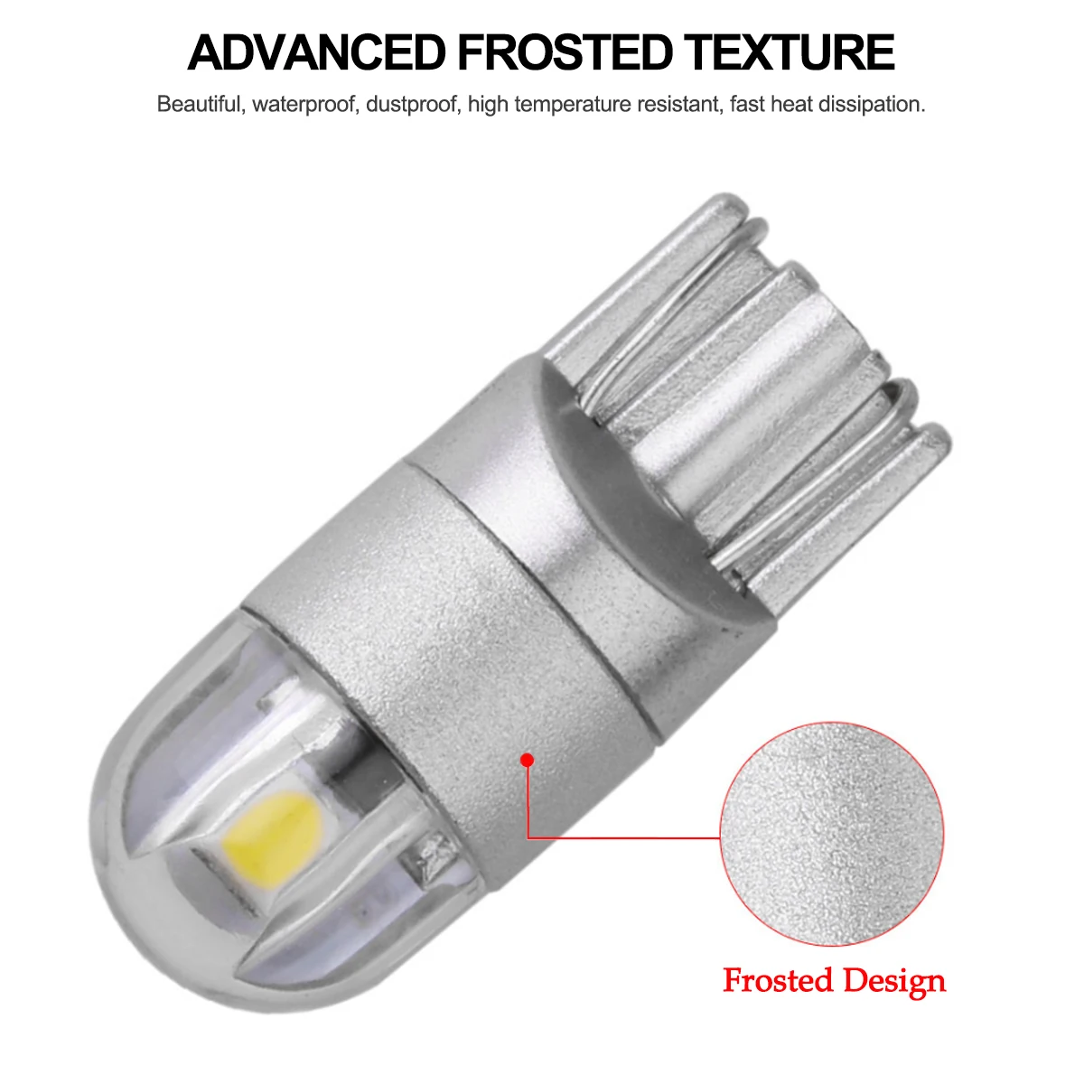 10 шт. T10 светодиодный лампы W5W 3030 Клин лампа 501 2SMD Автомобильный бортовой светильник автоматически читать парковка купольная лампа 12V Белый Янтарь f: кристально-голубой, красный