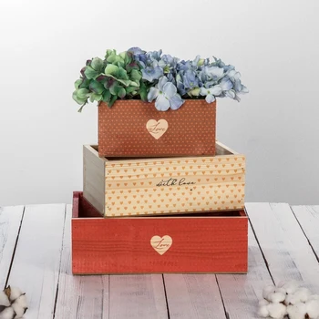

Set of wooden boxes 3 in 1 "For you" with print, 30 x 25 x 20 cm 4710985