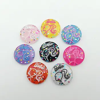 

Kawaii Resin Glitter Dream Girl Flatback Resin Cabochon DIY Scrapbook Embellishment Deco