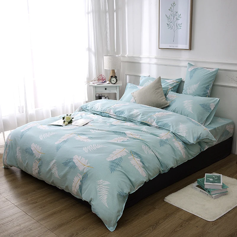 100% cotton Pastoral duvet cover set comforter bedding sets bed Queen King Bedclothes Quilt Cover + Pillow case Home Textile | Дом и сад