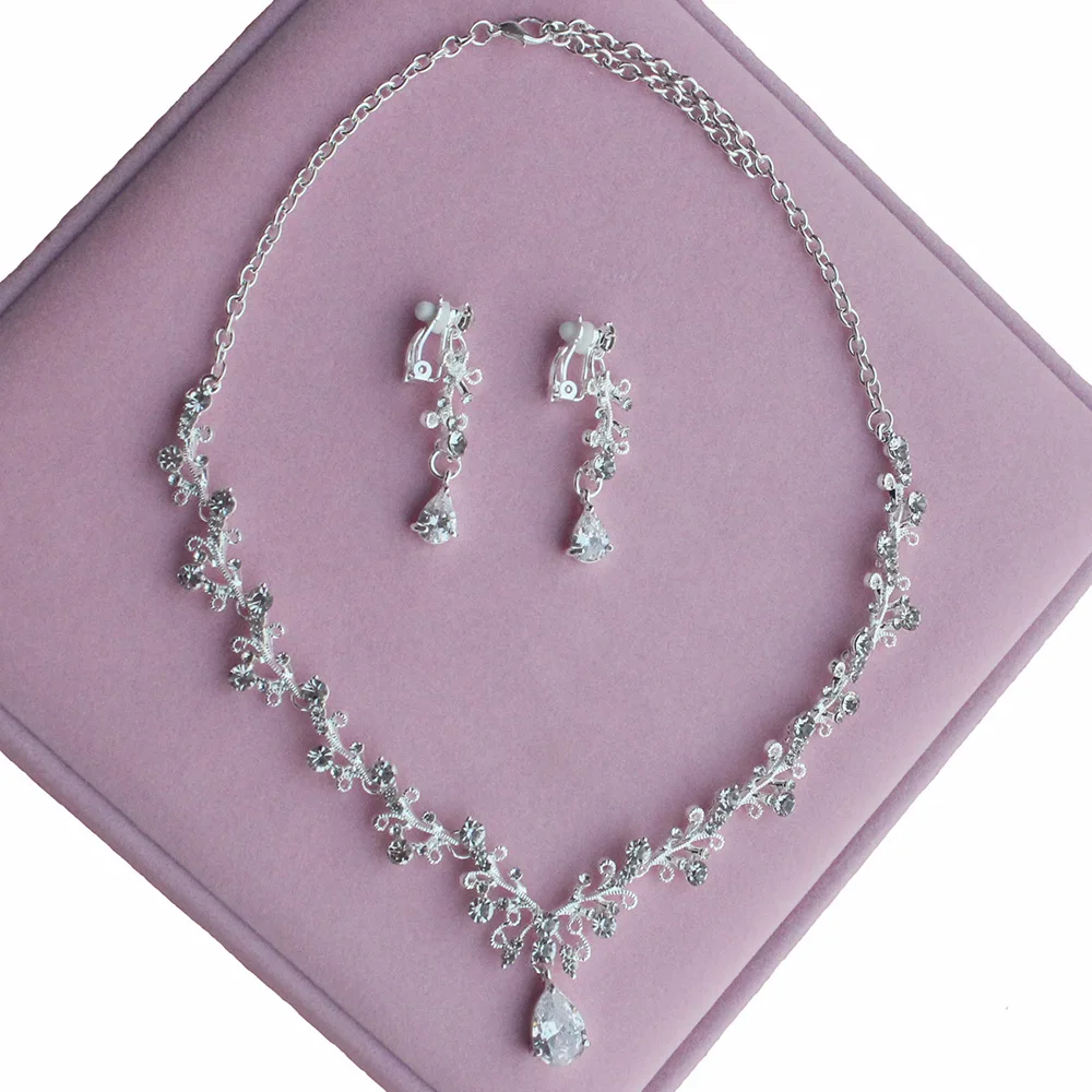 Bridal Jewelry Set Wedding Crowns for Brides Tiaras and Crowns Bride Crystal Rhinestone Necklace Tiara Wedding Hair Accessories - Image 4