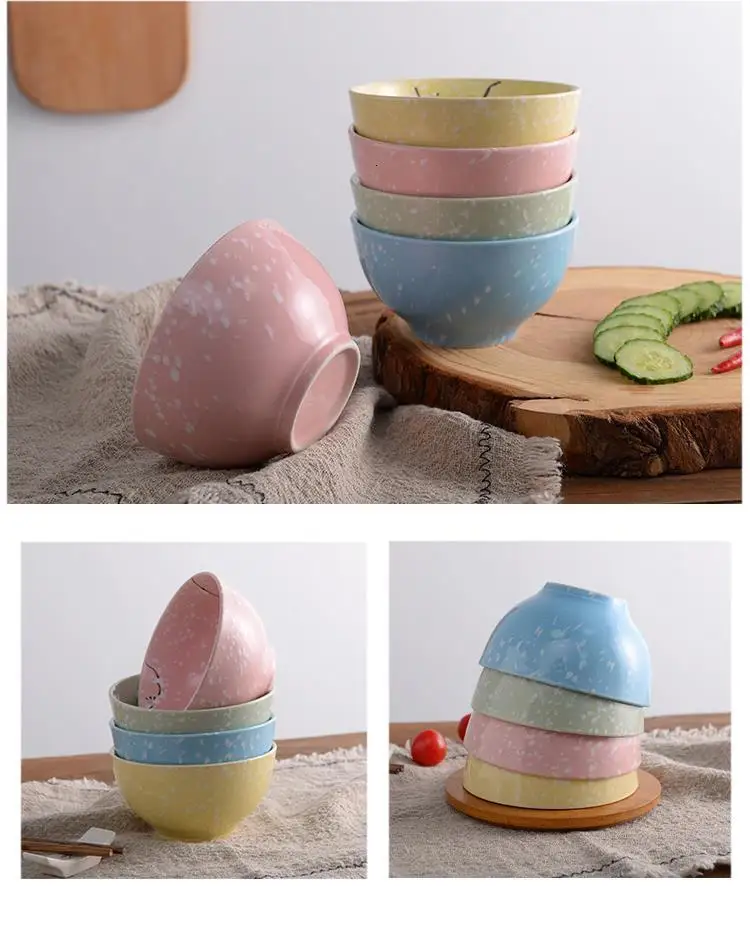 Корейский сервировочный Dondurma kamesi контейнер для еды Cuenco Cocina Fruteira блюдо тарелка Кокосовая керамическая столовая посуда суп кухонная миска