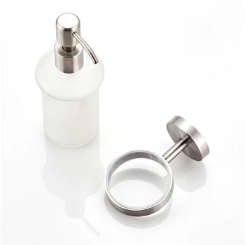 

Wall Mounted Restaurant Kitchen Stainless Steel Manual Operated Shampoo Container Liquid Soap Dispenser Lotion Bottle Home Hotel