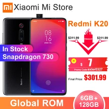 В наличии Смартфон Xiaomi Redmi K20 6 ГБ 128 ГБ (Mi 9T) Snapdragon 730 48MP + 20MP камера 4000 мАч 6,39 "AMOLED дисплей(China)