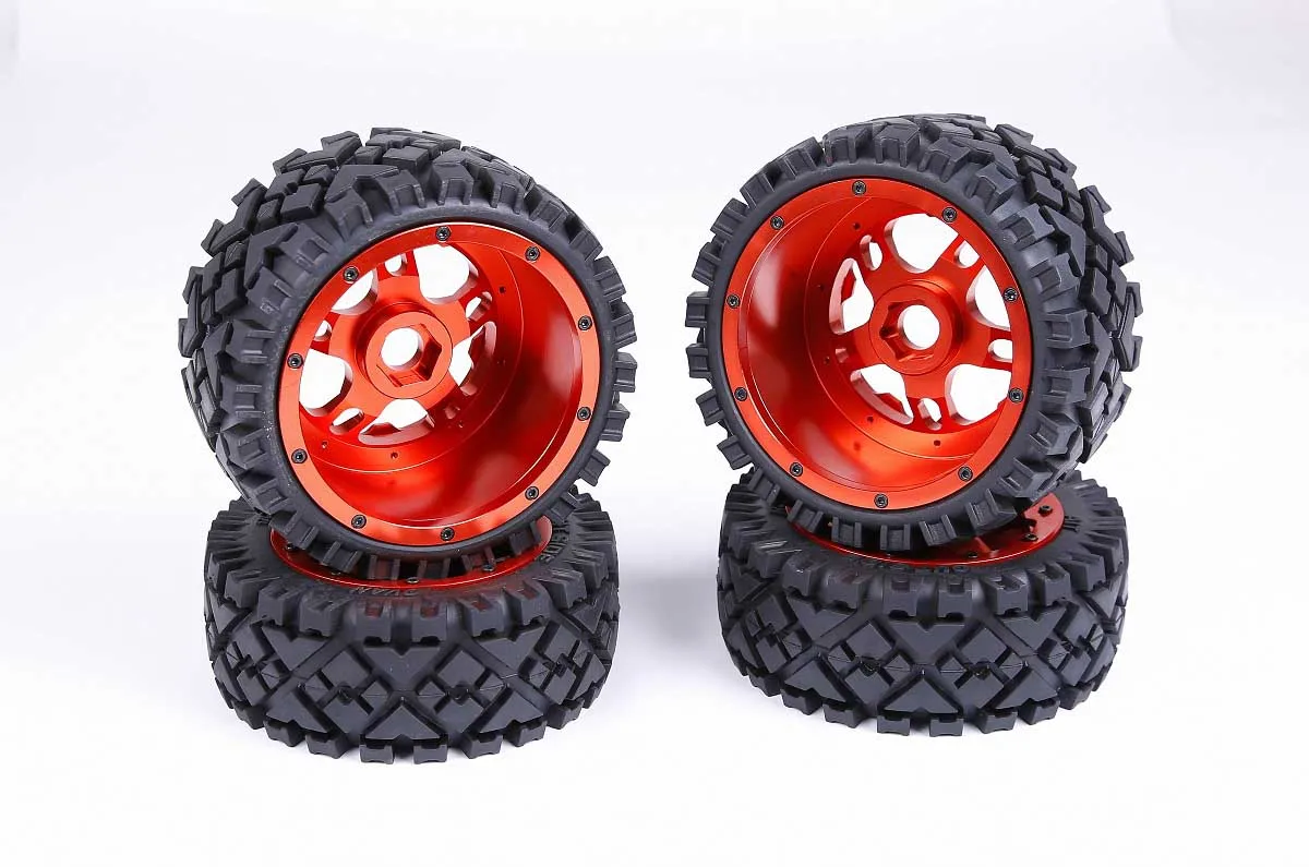 CNC сплав металла ступицы колеса Набор для 1/5 HPI ROFUN Rovan KM Baja 5B Rc части автомобиля