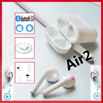 

Air 2 TWS Bluetooth Headset Wireless Headset Touch Control Earbud Surround Sound Noise Reduction for Airpodding Iphone