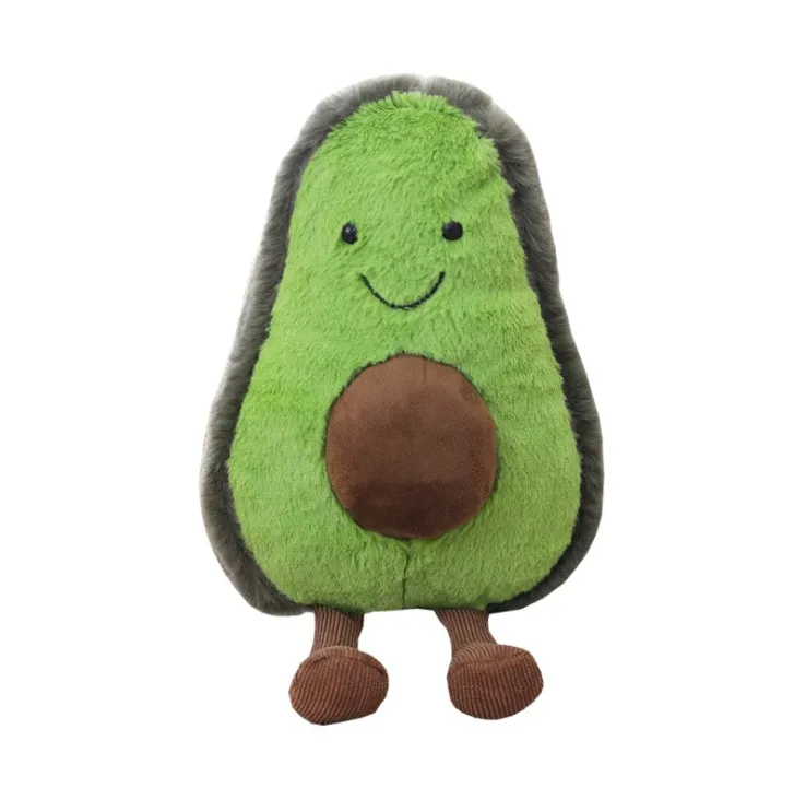 Авокадо плюшевые игрушки, забавные подушки авокадо Kawaii фрукты мягкие игрушки куклы для детей Рождественский подарок - Цвет: style B 22CM