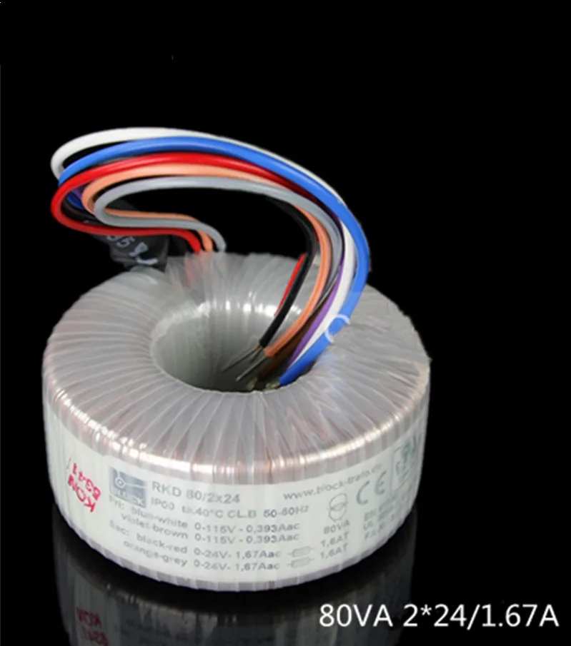 

T-011 2*24V 20VA 20W Germany Block New Toroidal Transformer