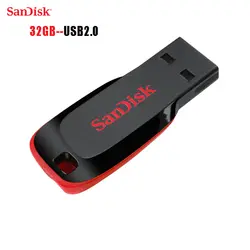 USB флеш-накопитель SanDisk, 128 ГБ, 64 ГБ, 32 ГБ, 16 ГБ, 8 ГБ, мини-прыжок, Flashdisk с адаптером USB Type C для телефона, ПК