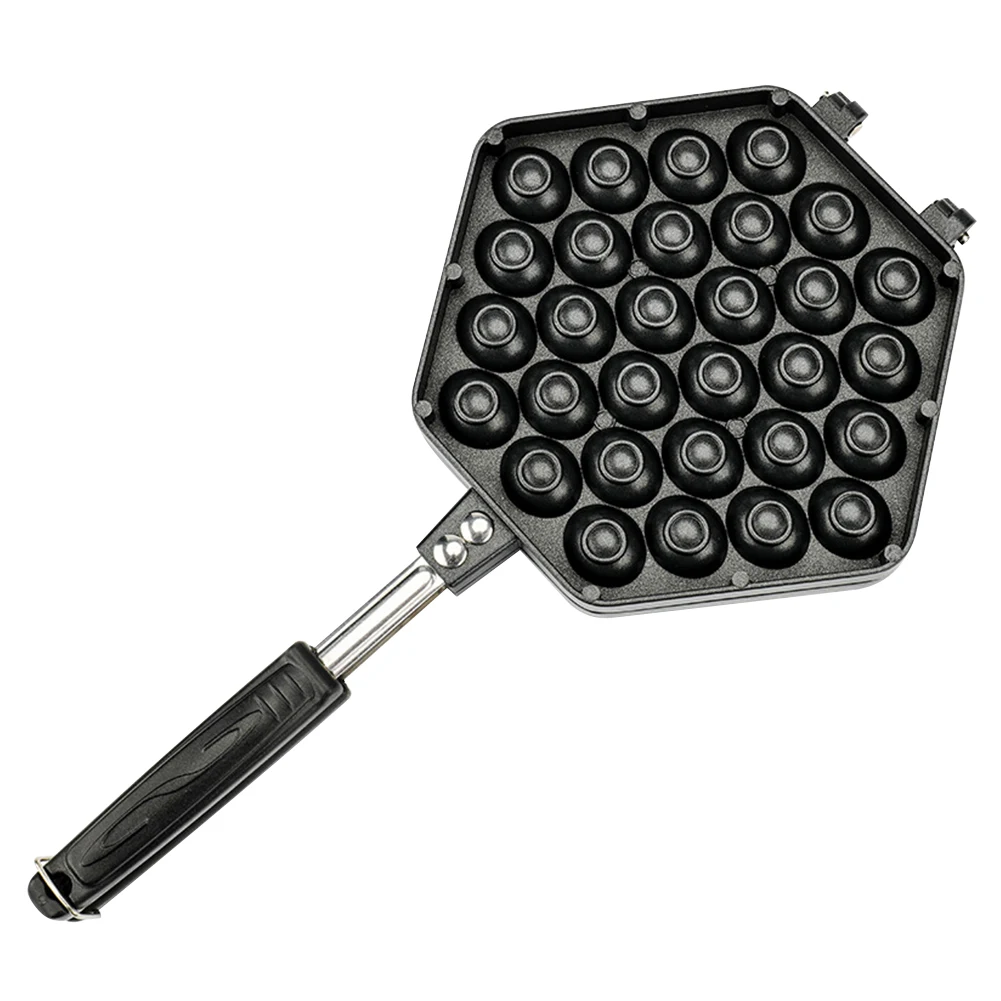 

Double Side Easy Clean Egg Waffle Baking Mold Multifunction Hanging Non Stick Tools Aluminum Cake Kitchen Home Gas Stove
