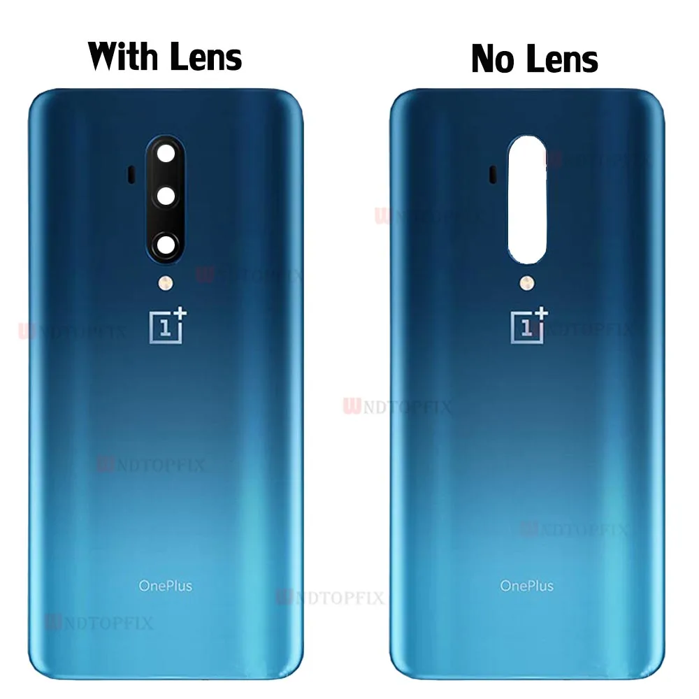 Оригинальное стекло для OnePlus 7T Pro задняя крышка батарейного отсека Дверь задняя стекло Oneplus 7T Крышка батарейного отсека 1+ 7T ProHousing чехол+ объектив камеры