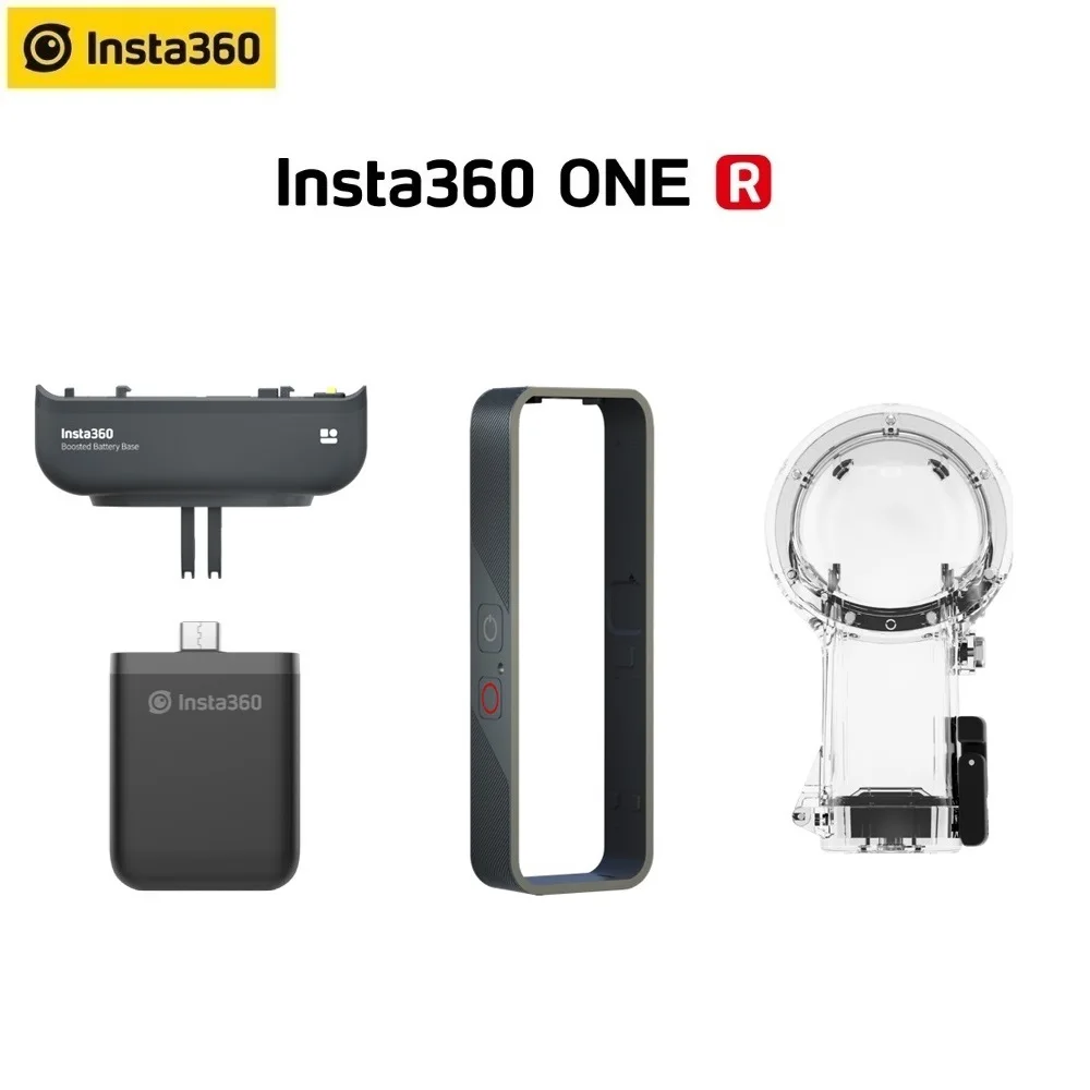 Insta360 One R Vertical Battery Base Bumper Case 360 Dive Case For Insta 360 ONE R  Accessories