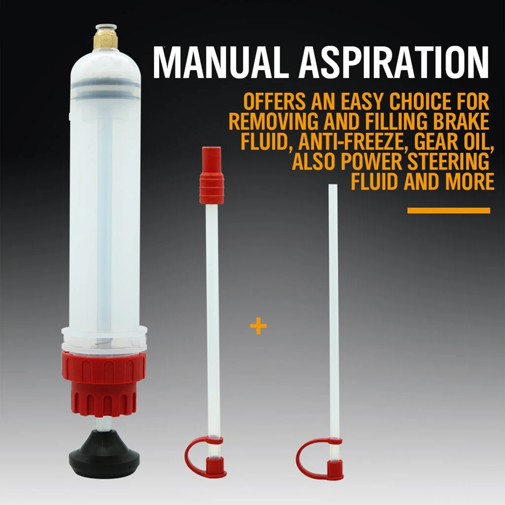 Manual Vacuum Oil Pump Fluid Extractor Vacuum Oil Transfer for Car Diesel, Power Steering, Coolant, Oil Changes