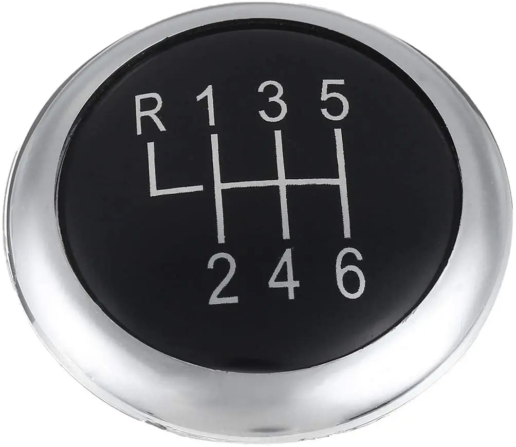 Крышка ручки переключения передач Хромовая табличка Эмблема для VW Passat B6 B7 CC 6