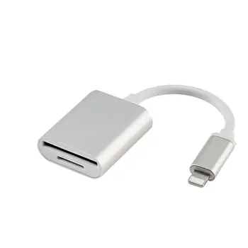 

Lightning SD Card Reader for Apple iPhone iPad,2 in 1 TF & SD Card Dual Slot Camera Adapter,USB OTG Support iOS13 or later Photo