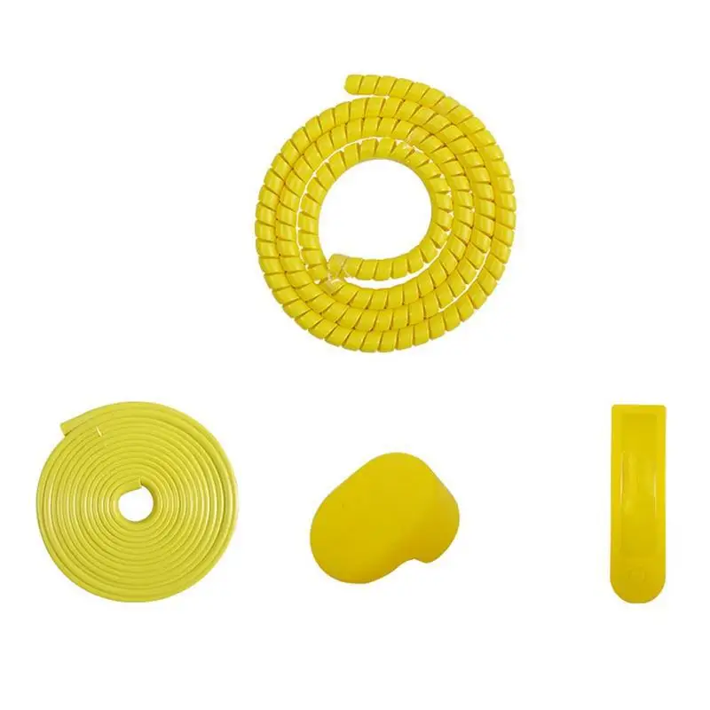 Для xiaomi аксессуары для скутера набор защиты набор из четырех частей для скутера PRO Аксессуары - Цвет: Yellow