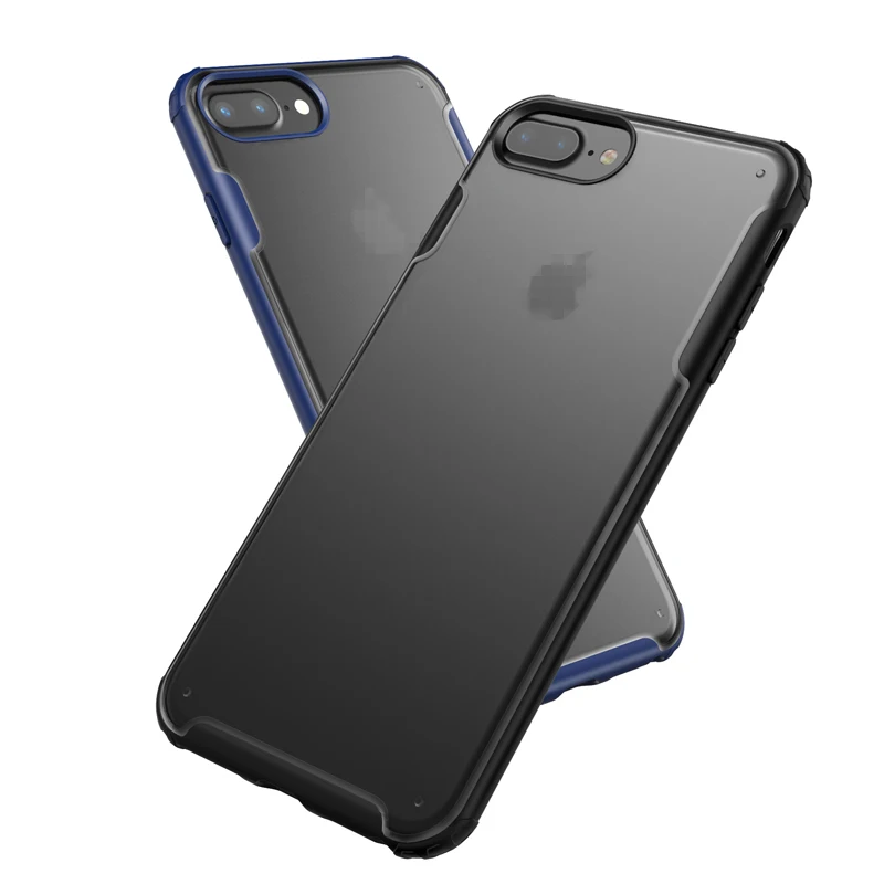 Для iphone 6p 7p 8p чехол мелкого цвета прозрачный Четыре доступны пластиковые