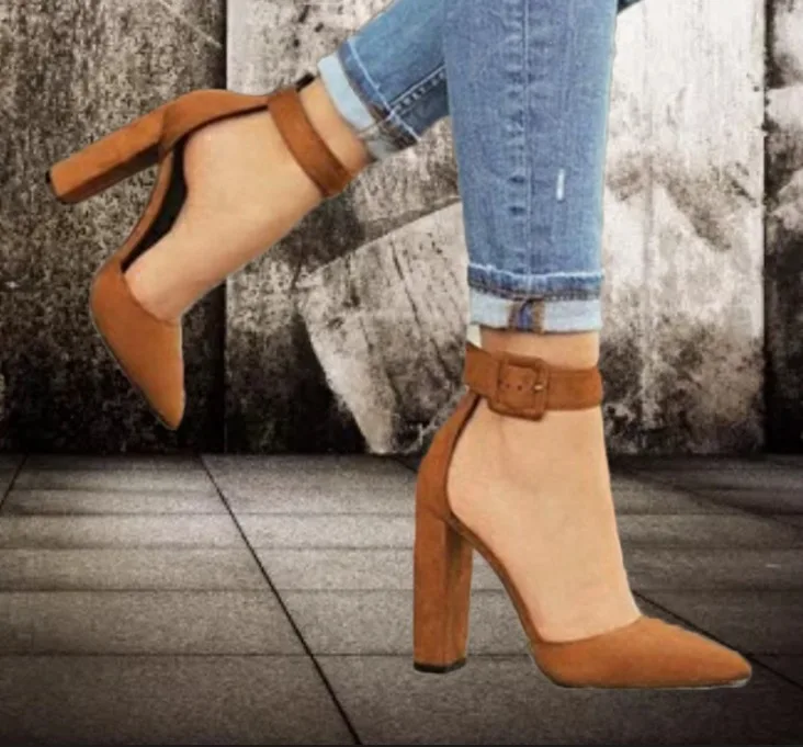 Модные женские туфли на высоком каблуке; zapatos Mujer; туфли-лодочки с острым носком; женская обувь; женские вечерние туфли-лодочки с ремешком на щиколотке; Летние босоножки; коллекция 789 года