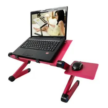 

Aluminium Alloy Laptop Desk Folding Portable Laptop Table Notebook Desk Table Stand Bed Sofa Desk Tray Book Holder