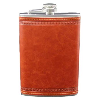 

9oz Stainless Steel Portable Liquor Whiskey Alcohol Hip Flask Pocket Wine Bottle Stainless Steel Top Selling For Home Diy