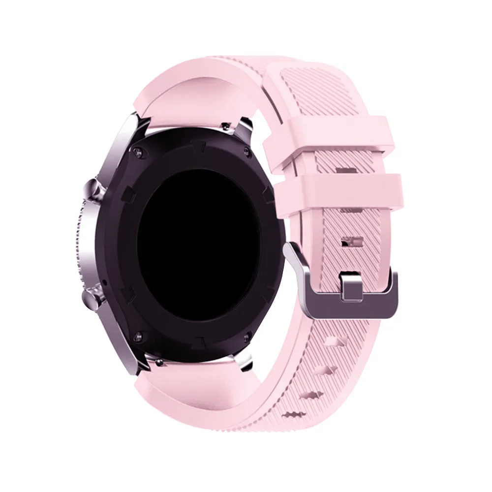 vintage rose galaxy watch active 2 strap For Galaxy watch 46mm 42mm active 2 40mm 44mm Samsung gear S3 Frontier strap amazfit bip 22mm 20mm - Цвет ремешка: vintage rose