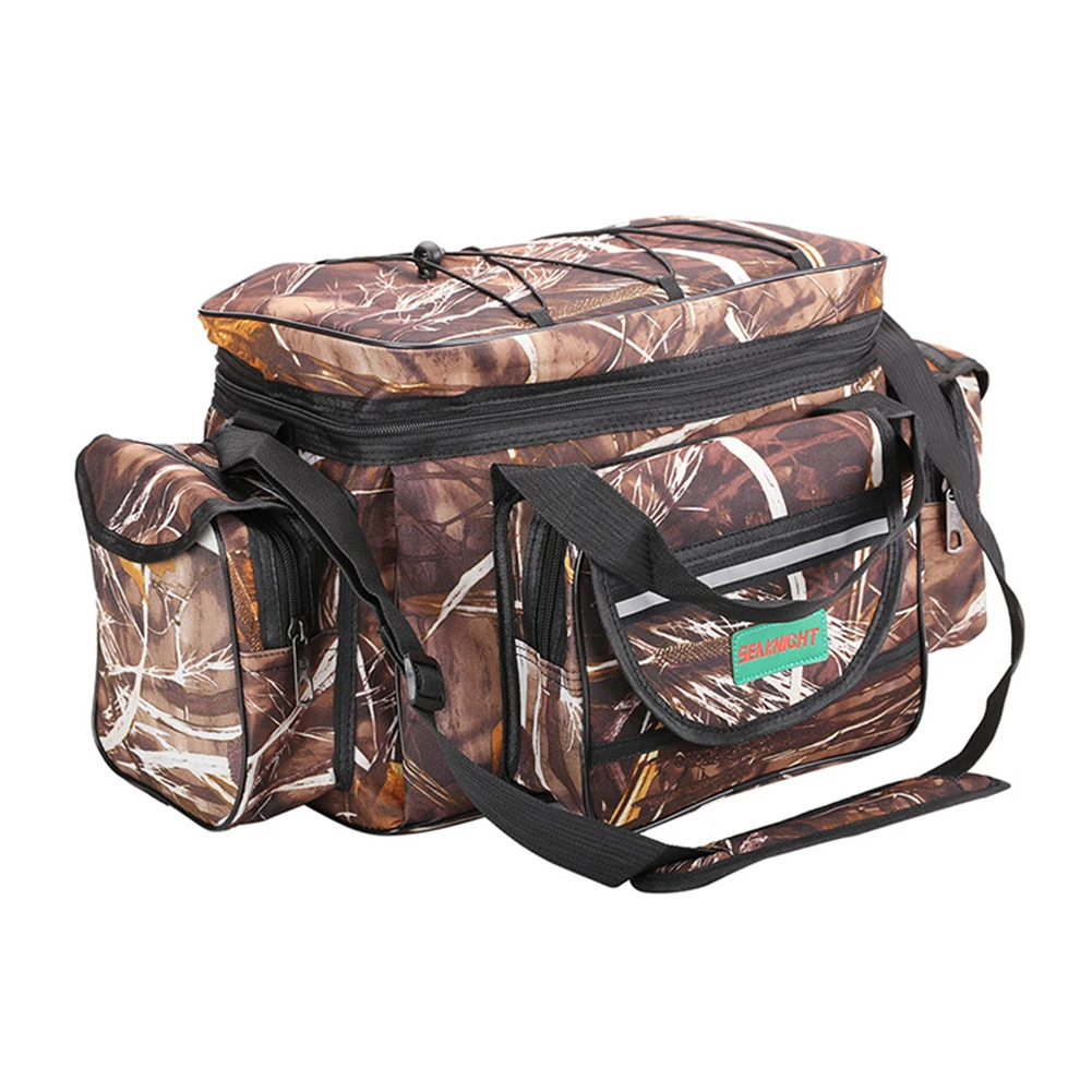 

New Waterproof Fishing Bag Large Capacity Multifunctional Lure Fishing Tackle Pack Outdoor Shoulder Bags fishing bag waterproof