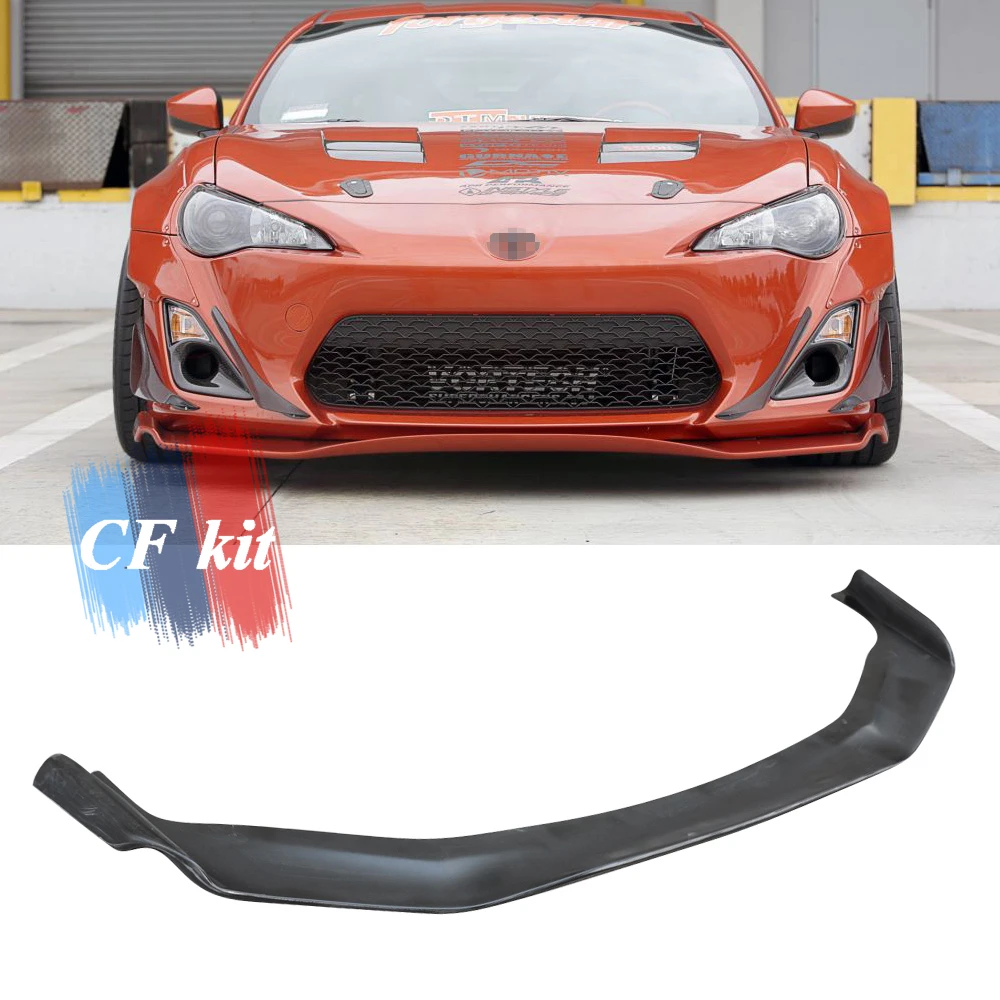 CF комплект FRP автомобиль передний бампер спойлер для TOYOTA FT86 GT86 Scion FRS передней губы