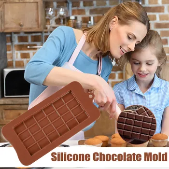 

Silicone Mold 24 Even Chocolate Mold Fondant Molds DIY Candy Bar Mould Cake Decoration Tools Kitchen Baking Accessories Bakeware