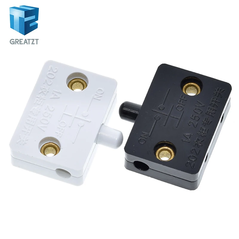 GREATZT 1/5PCS Schrank-Lichtschalter, automatischer Reset-Schalter, Haushalts-Schranktür-Steuerschalter, Kleiderschrank-Lichtschalter – Detail 8