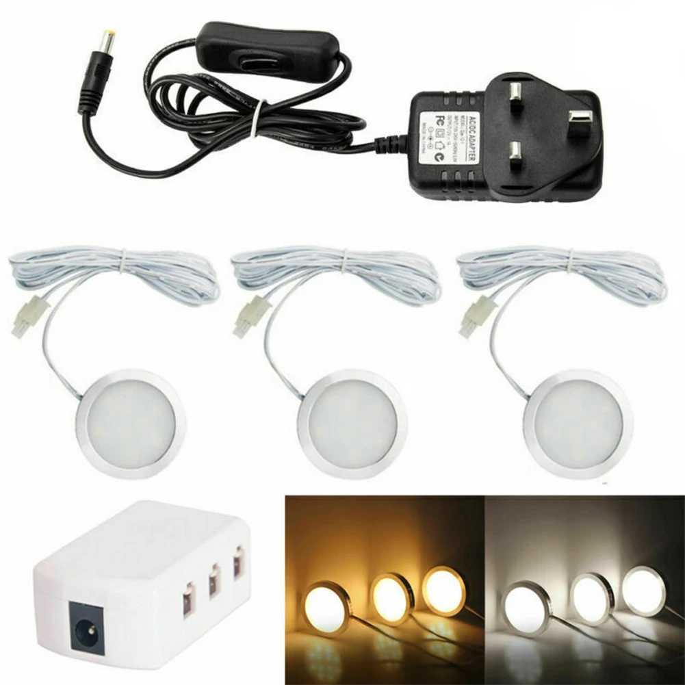 

With Cable Ultra-Thin Panel Under Decoration Cupboard Kitchen Kit Night RGB Wardrobe Showcase Led Cabinet Light Remote Control