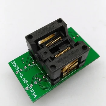 

Manufacturer of Ots34-0.65-01 Programming Block from the Hot Selling Ssop28 Chip Burning Block to the Dip28 Test Block