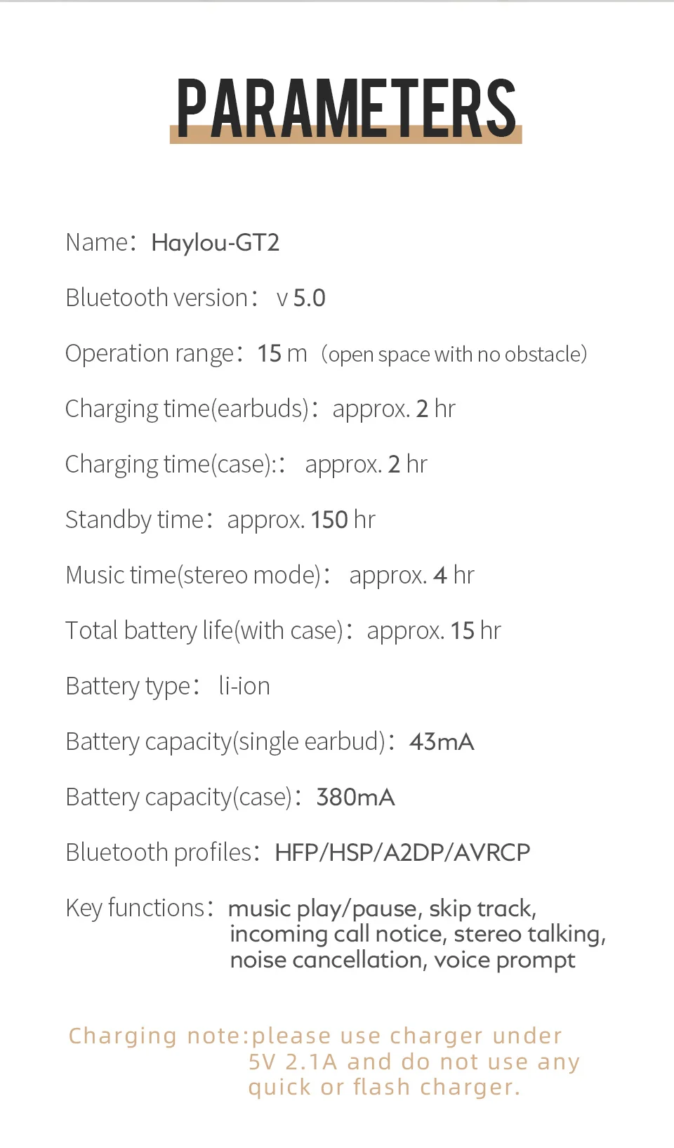 Haylou GT2 3D стерео Bluetooth наушники автоматическое сопряжение мини TWS беспроводные наушники