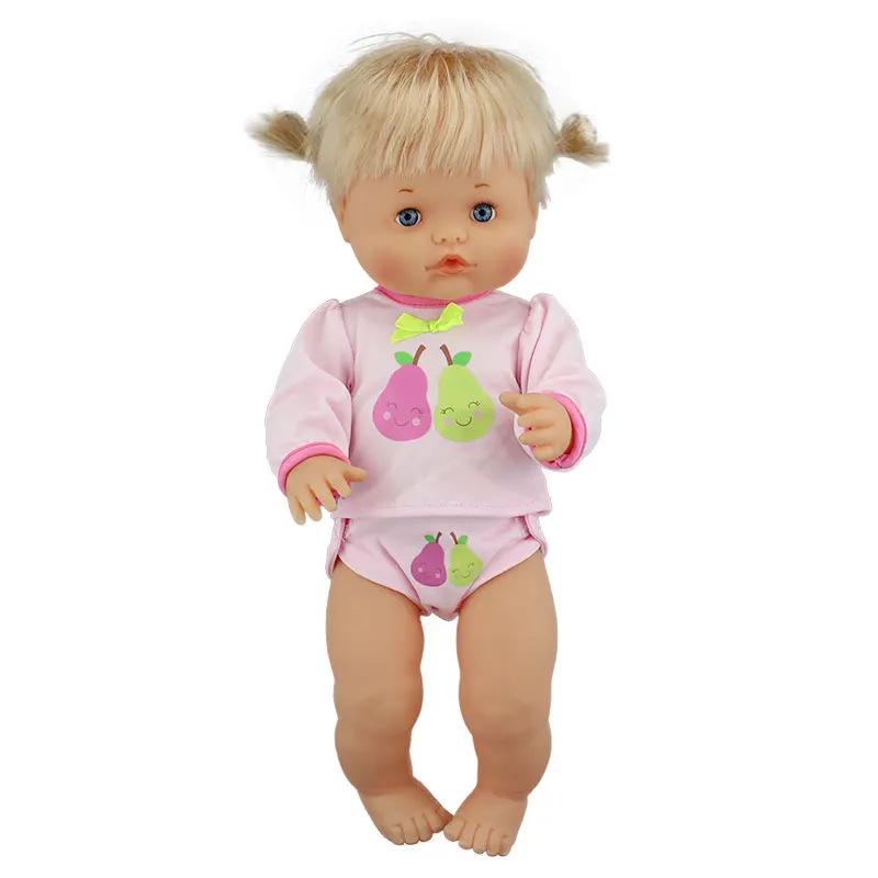 Новая многократная стильная одежда подходит 40 см 41 см кукла Nenuco Ropa y su Hermanita фиолетовая футболка с длинными рукавами в фиолетовый горошек брюки со шляпой - Цвет: 04