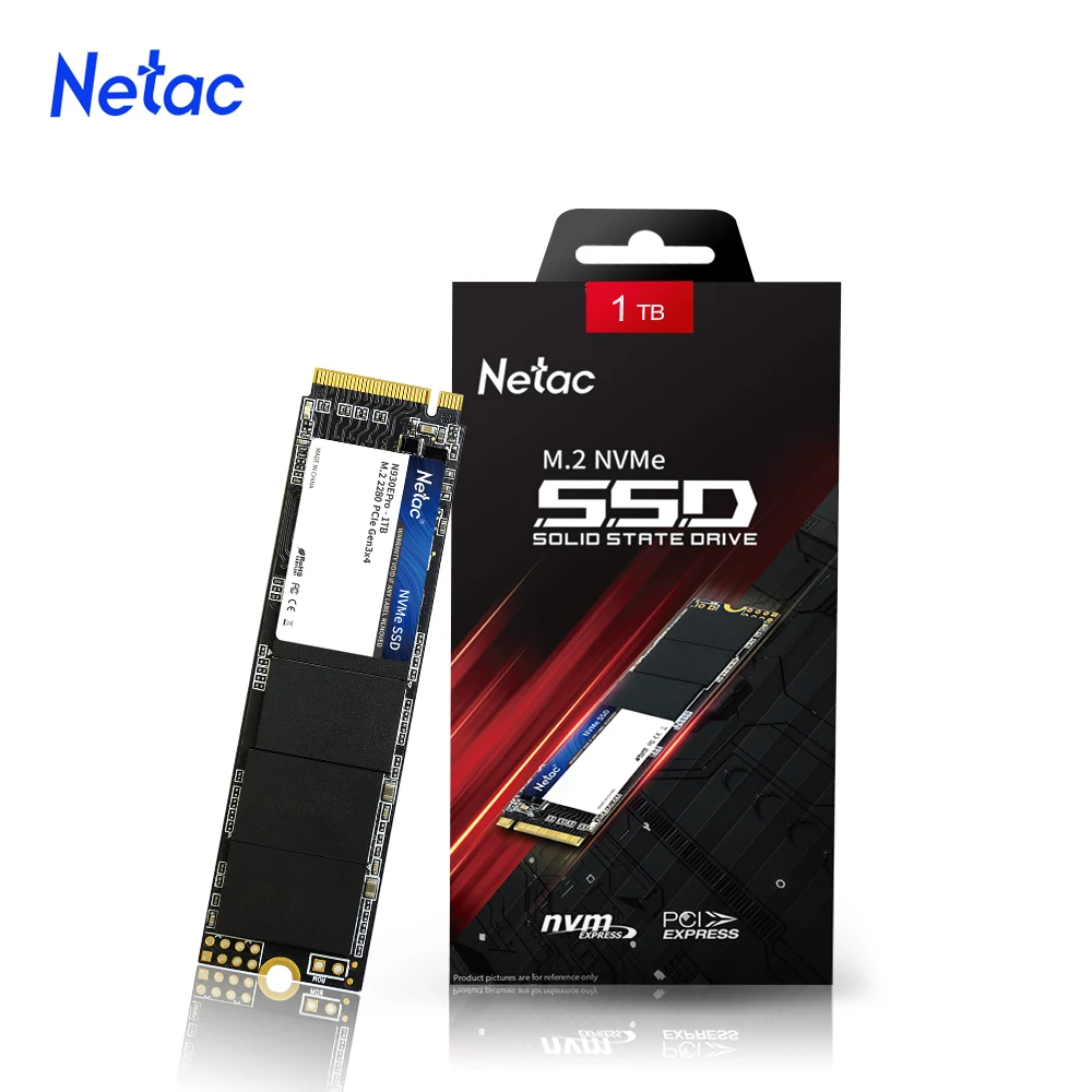 Внутренний жесткий диск Netac M2 NVMe SSD M.2 2280 PCIe 256 ГБ 128 512 ТБ твердотельный для ноутбука