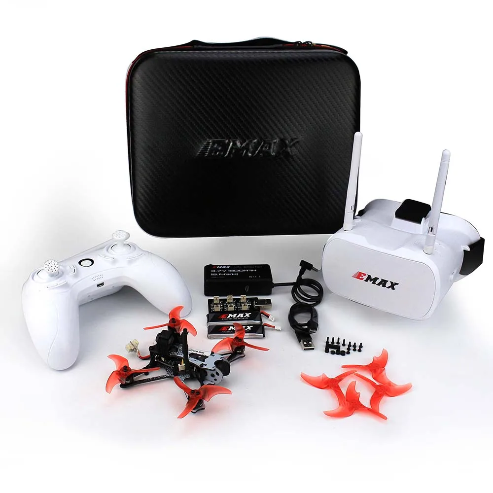 Emax Tinyhawk II 2 Freestyle RTF FPV Racing Drone Kit RunCam Nano2 37CH 25/100/200mW VTX 2S-FrSky Quadcopter With Goggle RC Quadcopter medium