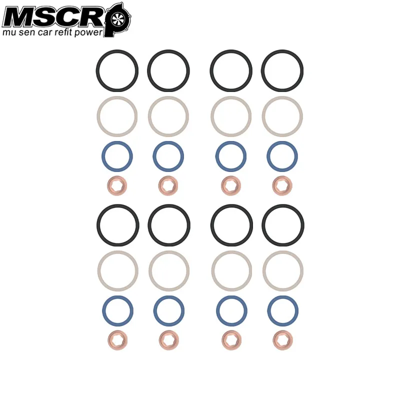 

For Ford 6.0 6.0L 03-10 Powerstroke Diesel OEM MOTORCRAFT Fuel Injector O-ring Set High Pressure Ball Rail 0-ring Kit MSCRP-392