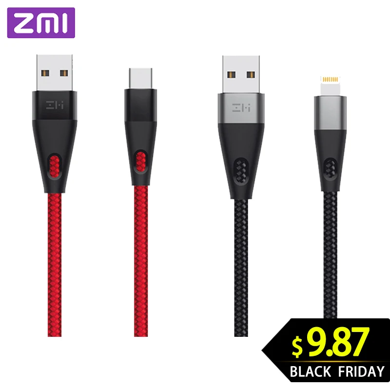 Кабель ZMI usb type-C для MFI Сертифицированный для iphone кабель Lightning Кабель для передачи данных для iphone зарядное устройство X 8 7 6S Plus