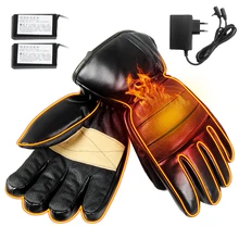 Перезаряжаемые лыжные перчатки, уличные перчатки с подогревом, зимние перчатки для велоспорта, теплые перчатки с подогревом, теплые перчатки для рук, для катания на лыжах, альпинизма, верховой езды