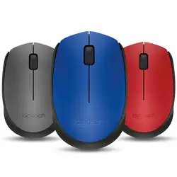 Беспроводная мышь logitech M170 2,4 GHz 1000 dpi 3 кнопки двухстороннее колесо мыши с нано-приемником для ПК компьютера