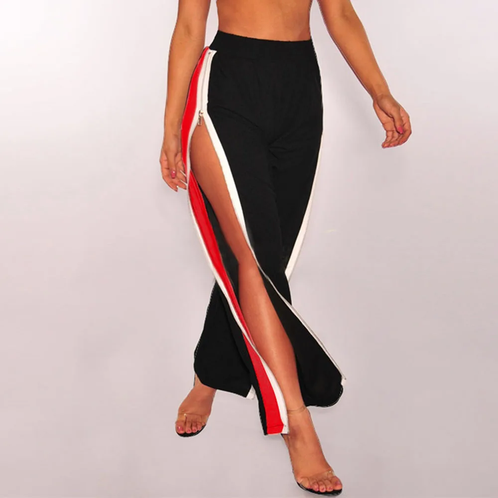 Sweatpants with slits on the side Clearance