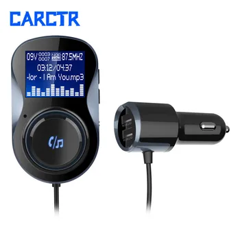 

NEW Car MP3 Player Bluetooth Car Charger Vehicle FM Launcher Bluetooth Radio FM Transmitters Cars Aux Charger BC30