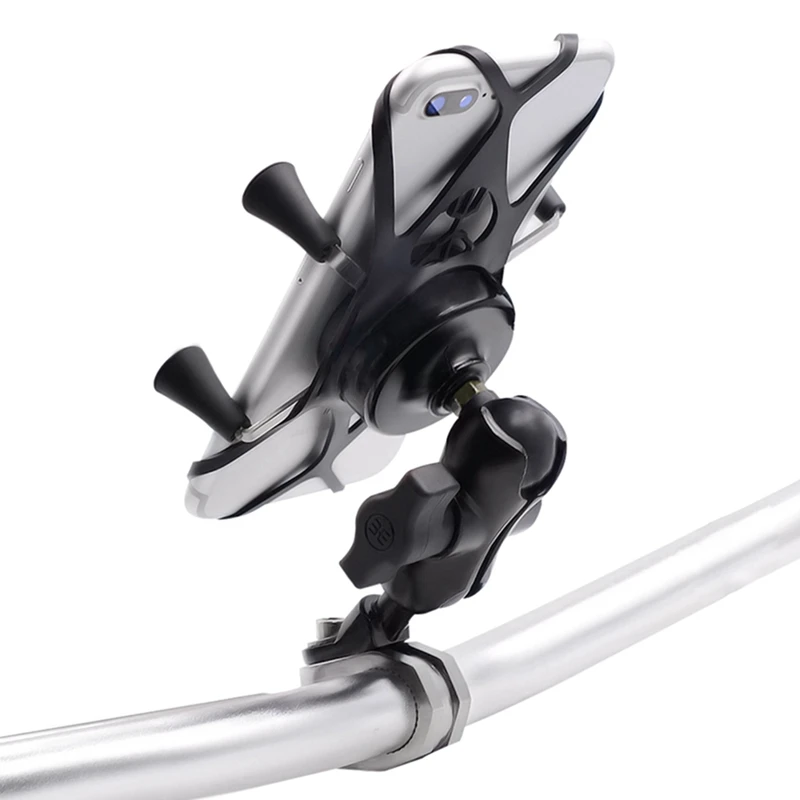 Универсальное крепление сотового телефона мотоцикла держатель Водонепроницаемый вращение на 360 градусов для