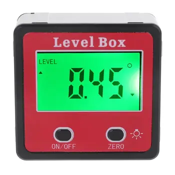 

Digital Inclinometer Spirit Level Protractor Angle Gauge Meter Bevel Level Box with Magnet