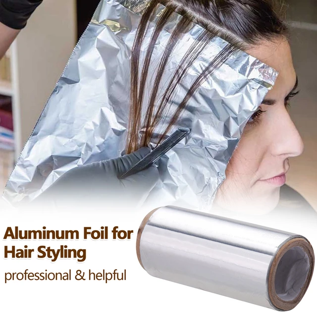 14m*12cm Aluminum Foils Sheets for Hair,Professional Hair Coloring Dye  Highlighting Foil for Salon Barber Bleaching Application - AliExpress