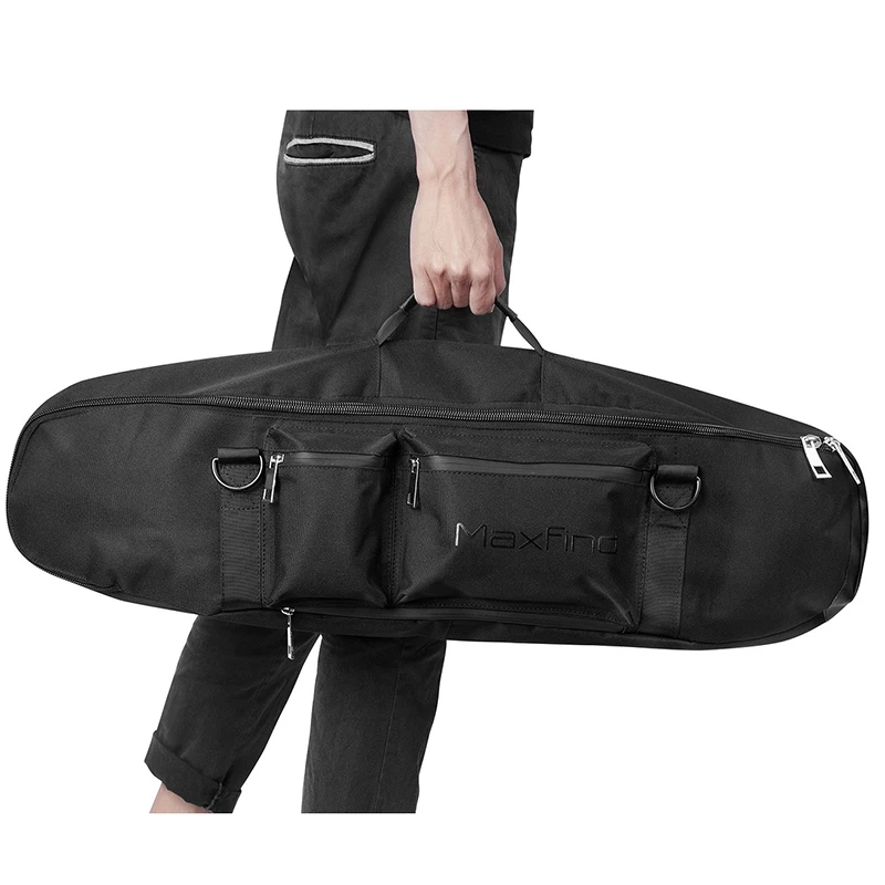 

Portable Polyester Black Waterproof Skateboard Bag Longboard Case Backpack Hand Storage Pack