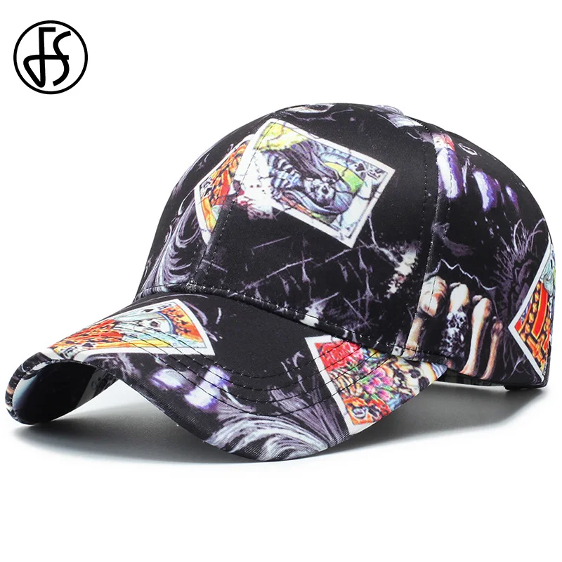 FS модная кепка с принтом маски в стиле хип-хоп, бейсболка для мужчин и женщин, Кепка Snapback, кепка Bone Horras Hombre, хлопковая черная уличная Кепка для папы