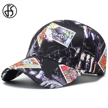 FS модная кепка с принтом маски в стиле хип-хоп, бейсболка для мужчин и женщин, Кепка Snapback, кепка Bone Horras Hombre, хлопковая черная уличная Кепка для папы